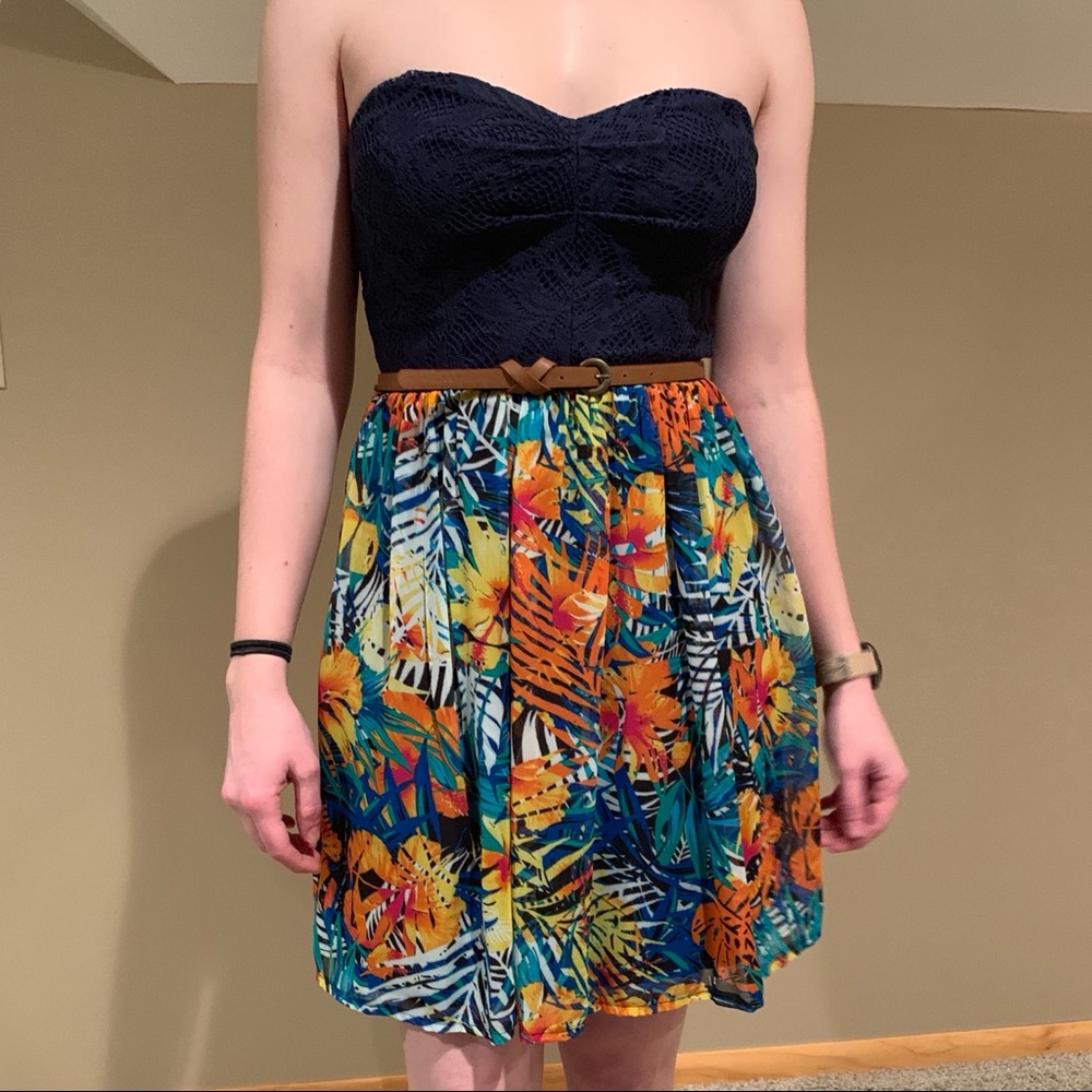 Tropical Mini Dress